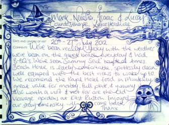 guestbook page